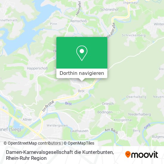 Damen-Karnevalsgesellschaft die Kunterbunten Karte