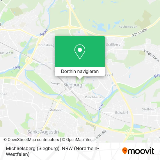 Michaelsberg (Siegburg) Karte