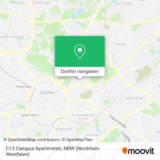 C13 Campus Apartments Karte