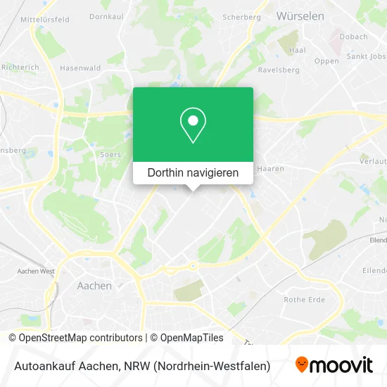 Autoankauf Aachen Karte