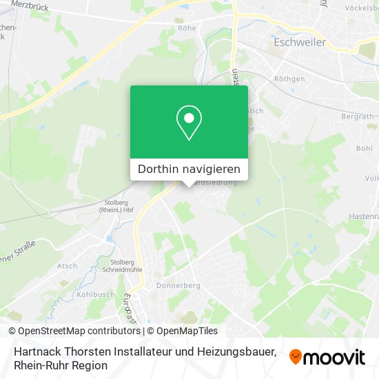 Hartnack Thorsten Installateur und Heizungsbauer Karte