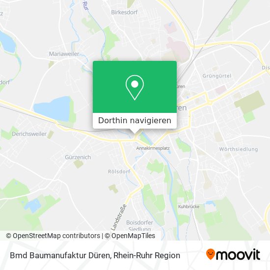 Bmd Baumanufaktur Düren Karte