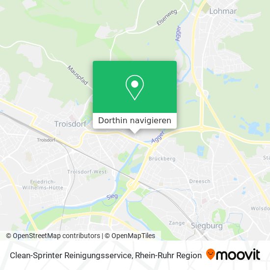 Clean-Sprinter Reinigungsservice Karte