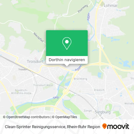 Clean-Sprinter Reinigungsservice Karte