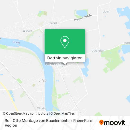 Rolf Otto Montage von Bauelementen Karte