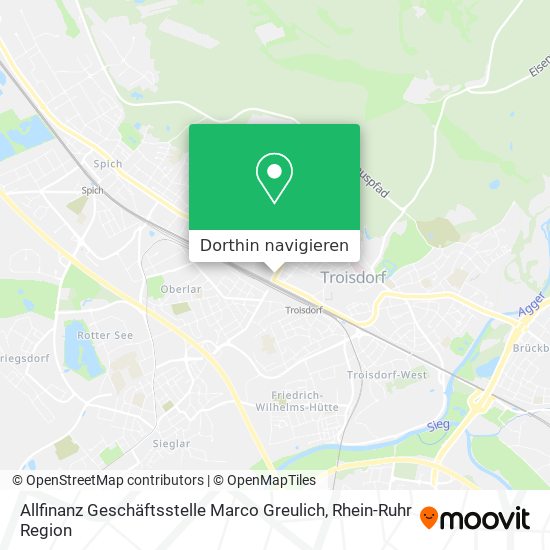 Allfinanz Geschäftsstelle Marco Greulich Karte