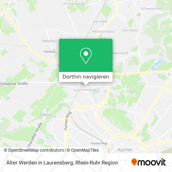 Älter Werden in Laurensberg Karte