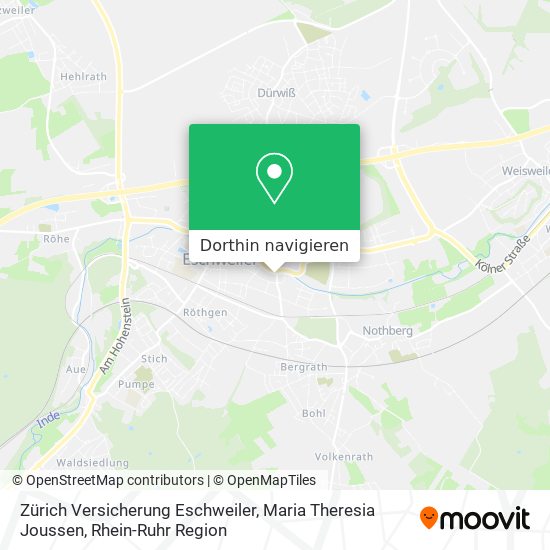 Zürich Versicherung Eschweiler, Maria Theresia Joussen Karte