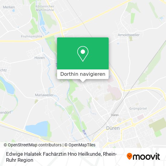 Edwige Halatek Fachärztin Hno Heilkunde Karte