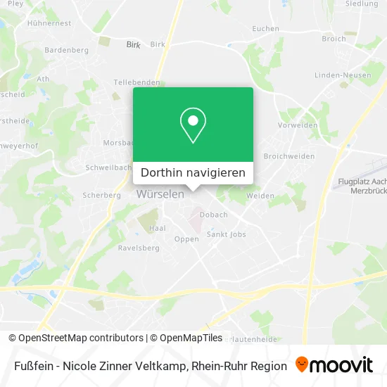 Fußfein - Nicole Zinner Veltkamp Karte