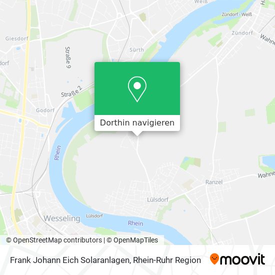 Frank Johann Eich Solaranlagen Karte