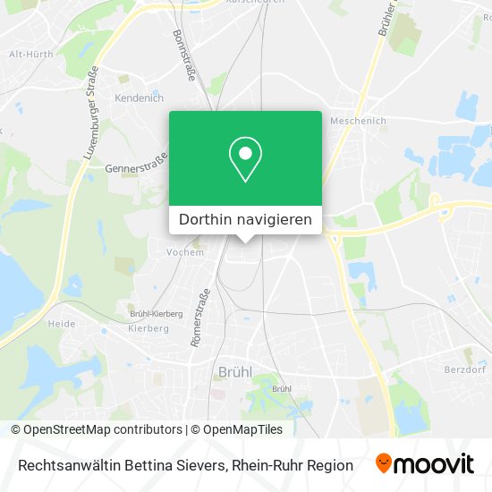 Rechtsanwältin Bettina Sievers Karte