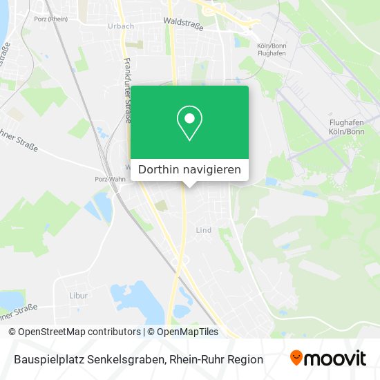 Bauspielplatz Senkelsgraben Karte