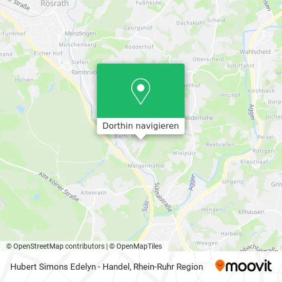 Hubert Simons Edelyn - Handel Karte