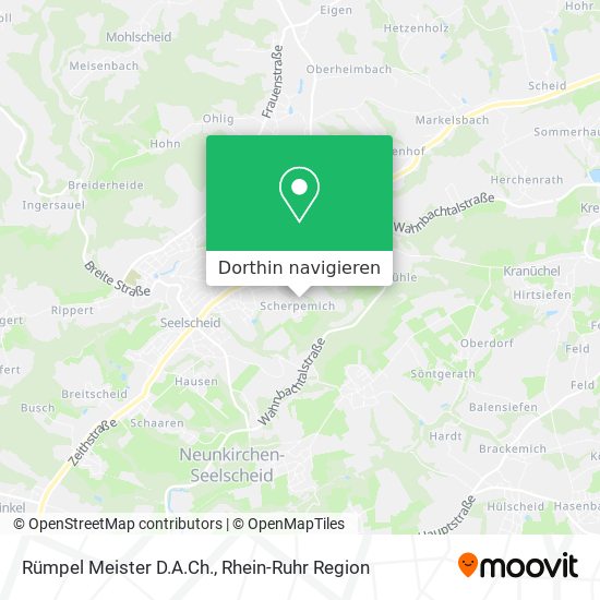 Rümpel Meister D.A.Ch. Karte
