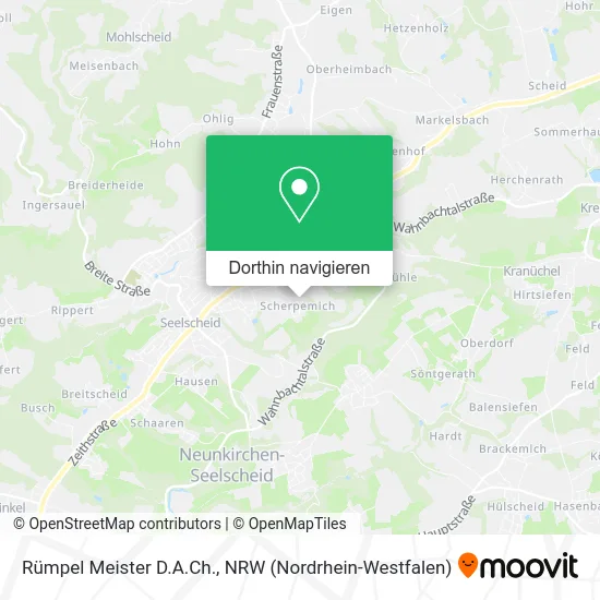 Rümpel Meister D.A.Ch. Karte