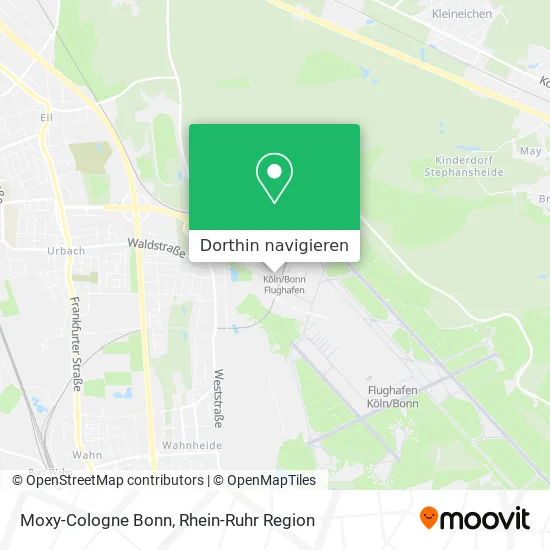 Moxy-Cologne Bonn Karte