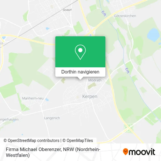 Firma Michael Oberenzer Karte