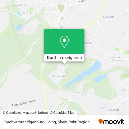 Sachverständigenbüro Höing Karte