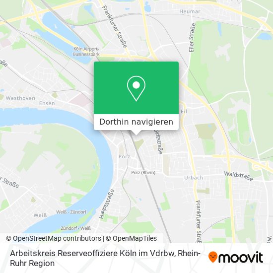 Arbeitskreis Reserveoffiziere Köln im Vdrbw Karte