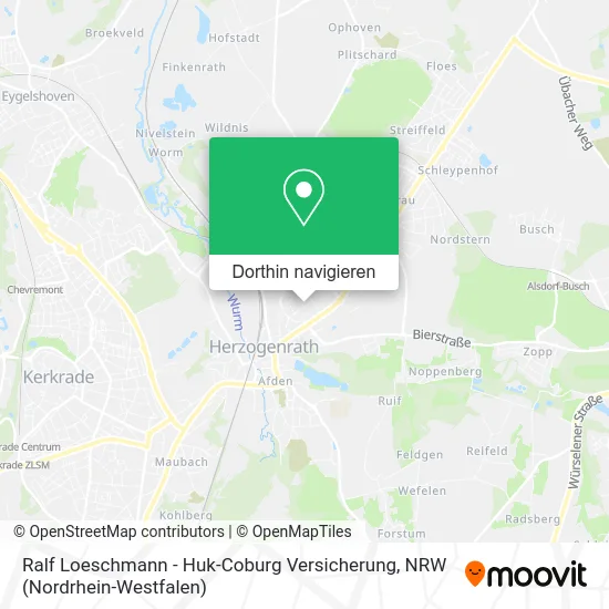 Ralf Loeschmann - Huk-Coburg Versicherung Karte