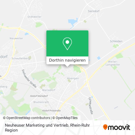 Neuheuser Marketing und Vertrieb Karte