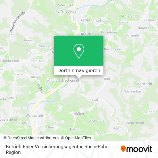Betrieb Einer Versicherungsagentur Karte