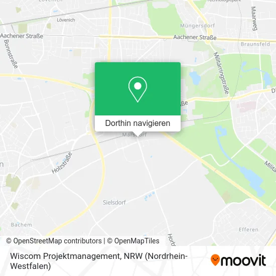 Wiscom Projektmanagement Karte