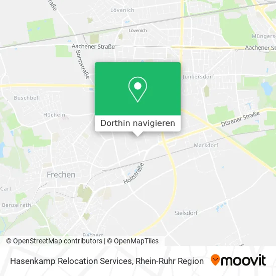Hasenkamp Relocation Services Karte