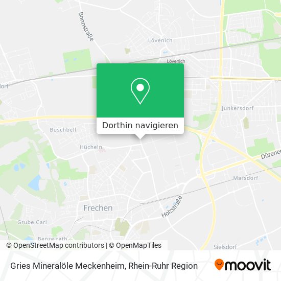 Gries Mineralöle Meckenheim Karte
