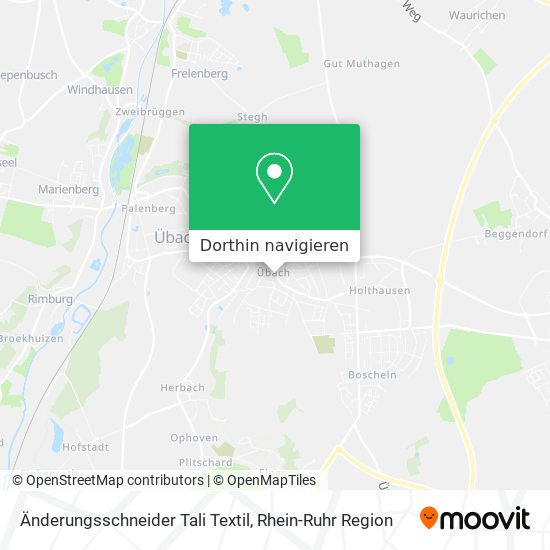 Änderungsschneider Tali Textil Karte