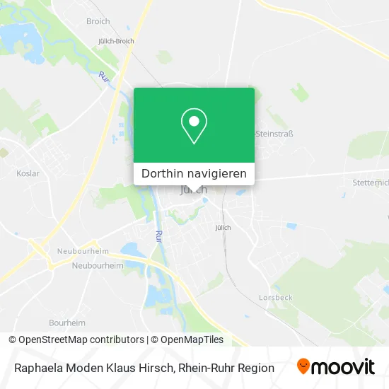 Raphaela Moden Klaus Hirsch Karte