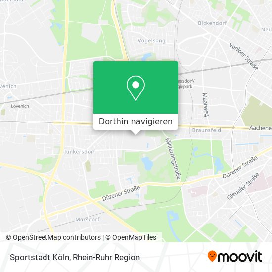 Sportstadt Köln Karte