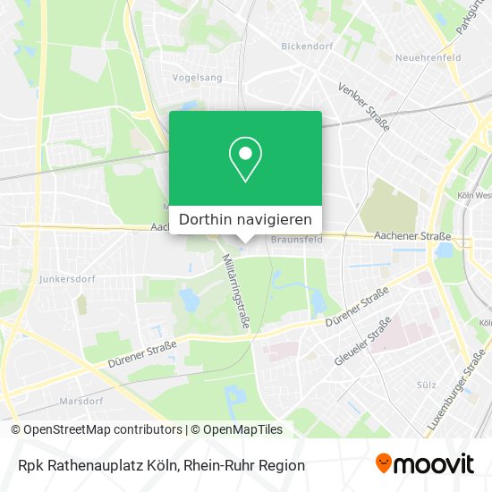 Rpk Rathenauplatz Köln Karte