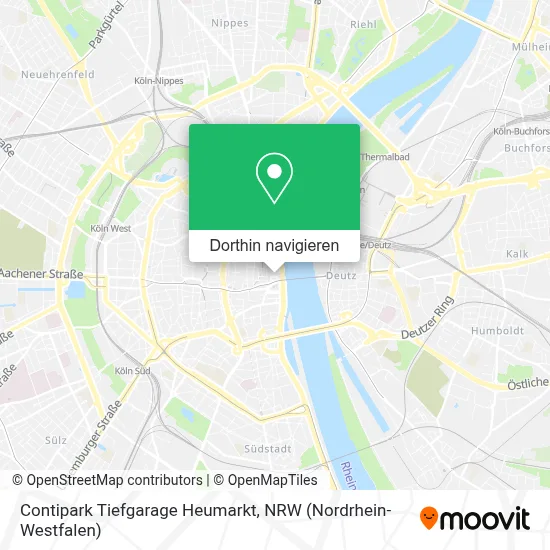 Contipark Tiefgarage Heumarkt Karte