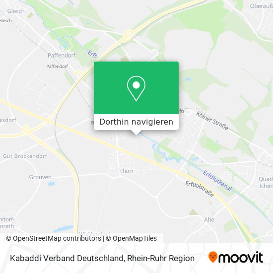 Kabaddi Verband Deutschland Karte