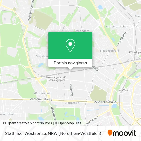 Stattinsel Westspitze Karte