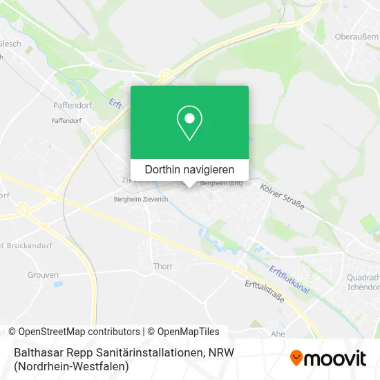 Balthasar Repp Sanitärinstallationen Karte