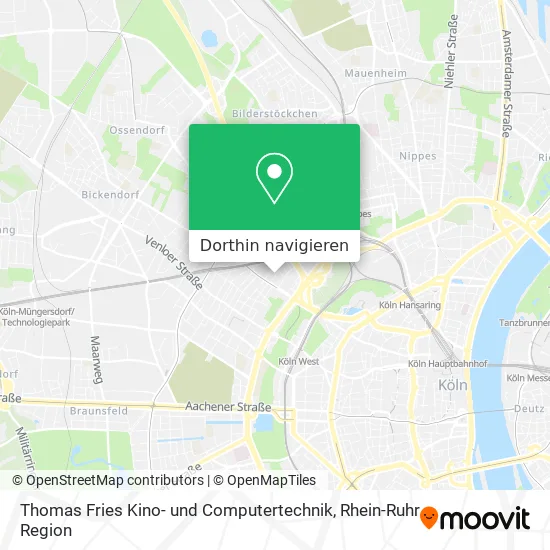 Thomas Fries Kino- und Computertechnik Karte