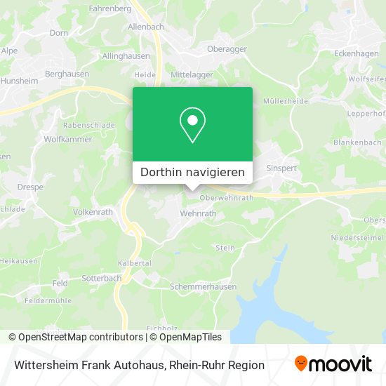 Wittersheim Frank Autohaus Karte