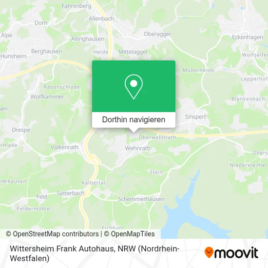 Wittersheim Frank Autohaus Karte