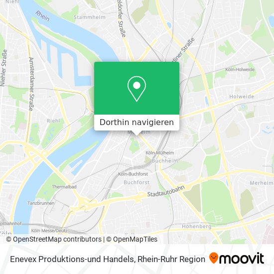 Enevex Produktions-und Handels Karte