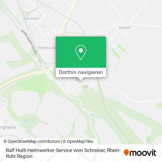 Ralf Huth Heimwerker-Service vom Schreiner Karte