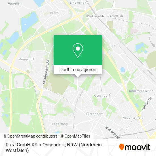 Rafa GmbH Köln-Ossendorf Karte