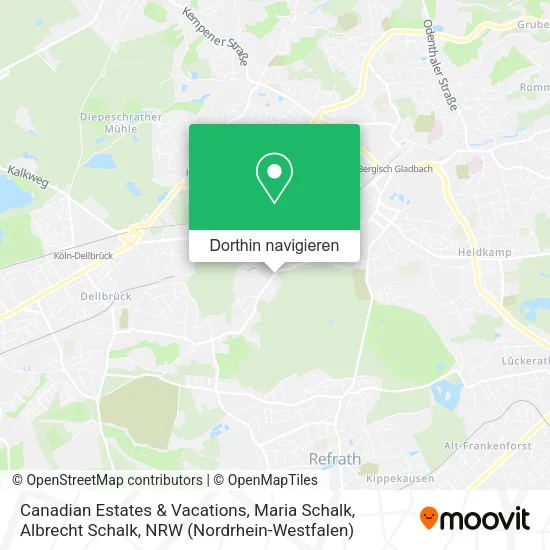 Canadian Estates & Vacations, Maria Schalk, Albrecht Schalk Karte