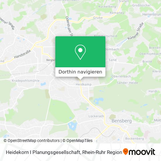 Heidekorn I Planungsgesellschaft Karte