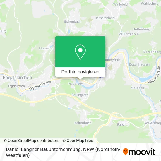 Daniel Langner Bauunternehmung Karte