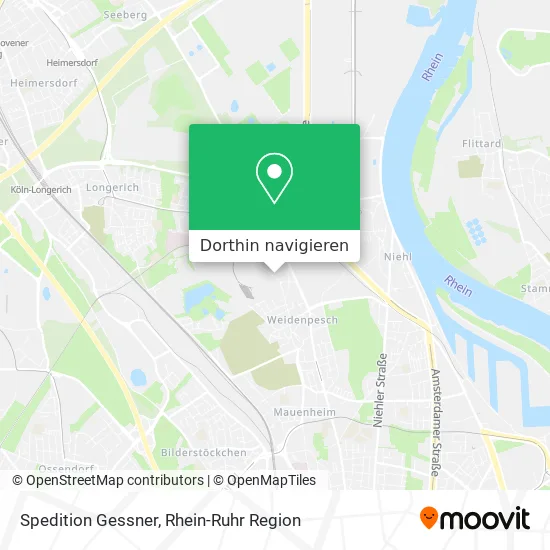 Spedition Gessner Karte