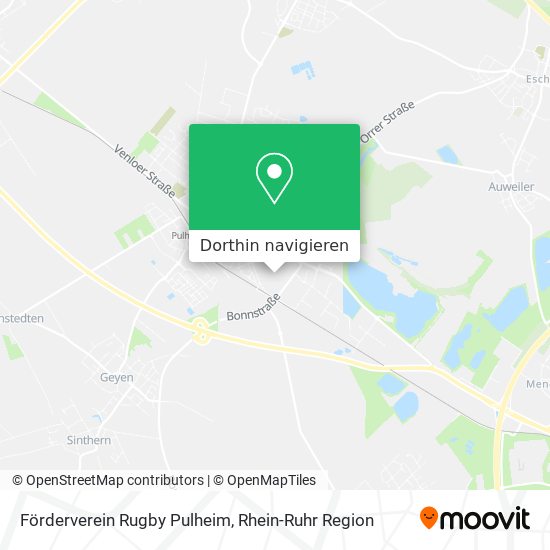 Förderverein Rugby Pulheim Karte