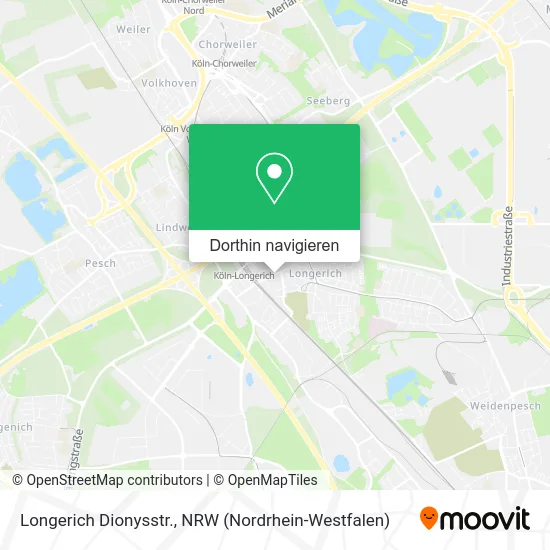 Longerich Dionysstr. Karte